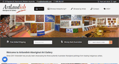 Desktop Screenshot of aboriginal-art-australia.com